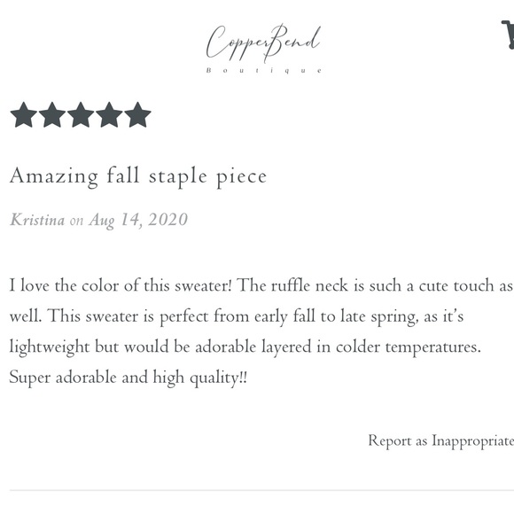 ❤️HP❤️Ruffle Turtleneck Sweater - Picture 8 of 8